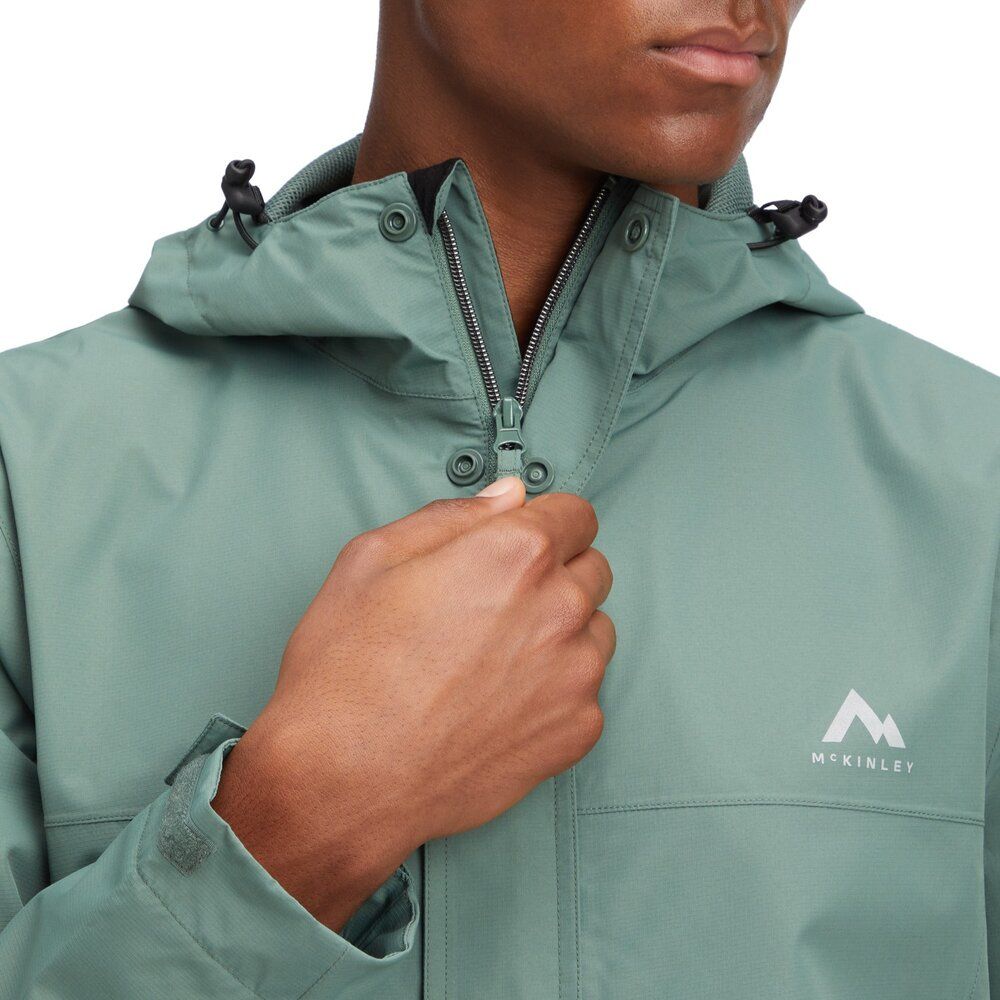 McKinley Carlide II Herren Regenjacke green dark Produktbild 1