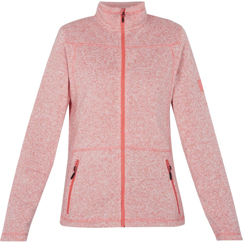 McKinley Daman Fleecejacke Rubin III mélange red light Produktbild 0