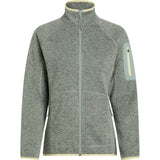 McKinley Damen Fleecejacke Skeena melange green smoke Produktbild 0