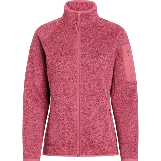 McKinley Damen Fleecejacke Skeena melange red Produktbild 0