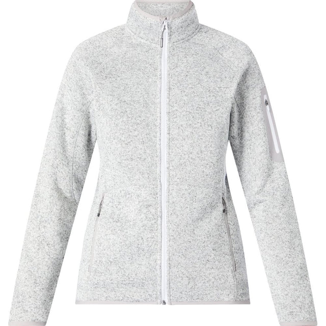 McKinley Damen Fleecejacke Skeena melange white Produktbild 0