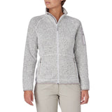 McKinley Damen Fleecejacke Skeena melange white Produktbild 2
