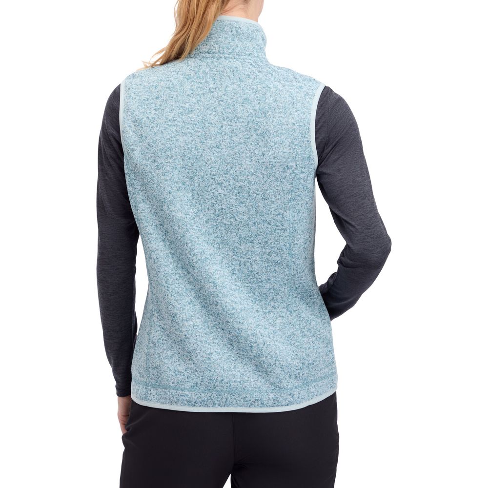 McKinley Damen Fleece-Weste Skeena Vst melange blue light Produktbild 1
