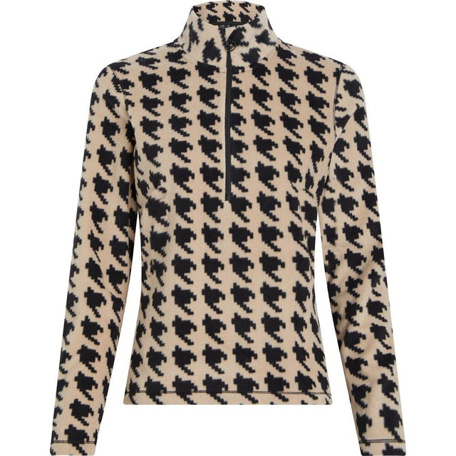 McKinley Damen Langarmshirt Dora II aop brown smoke Produktbild 0