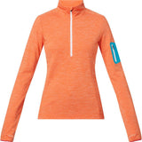 McKinley Damen Langarmshirt Tampo melange orange dark Produktbild 0
