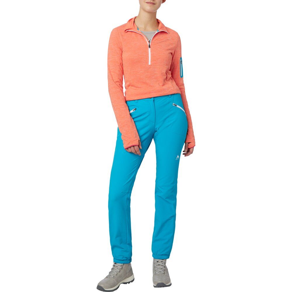 McKinley Damen Langarmshirt Tampo melange orange dark Produktbild 2