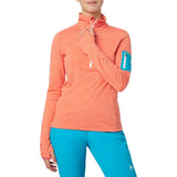 McKinley Damen Langarmshirt Tampo melange orange dark Produktbild 4
