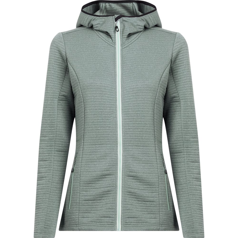 McKinley Damen Unterjacke Aami melange green smoke Produktbild 0
