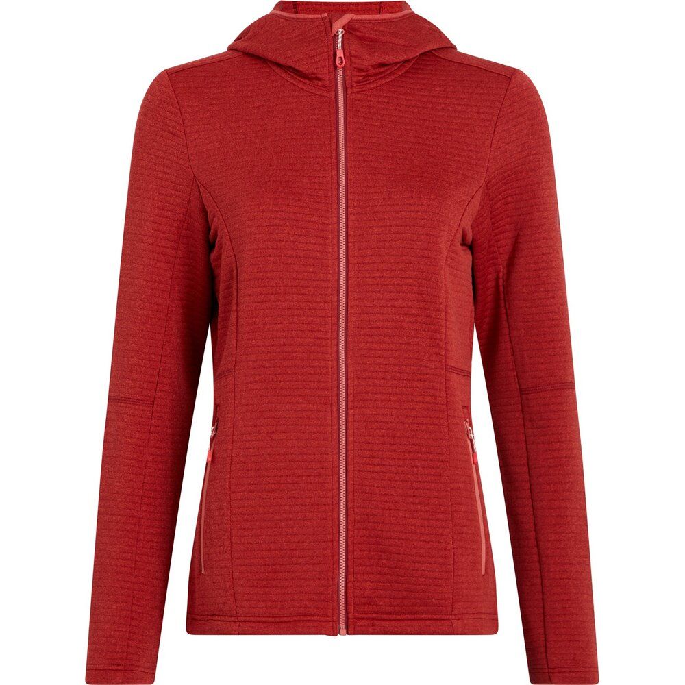 McKinley Damen Unterjacke Aami melange red dark Produktbild 0