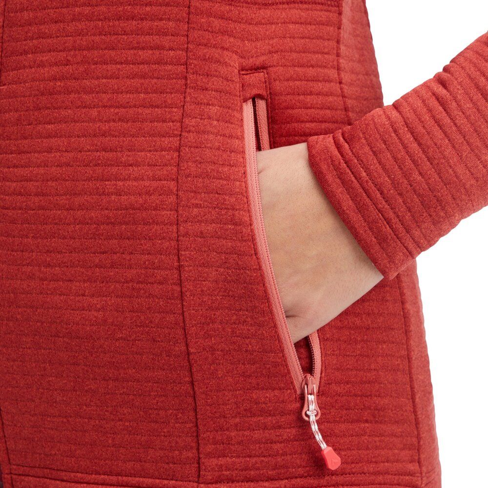 McKinley Damen Unterjacke Aami melange red dark Produktbild 1
