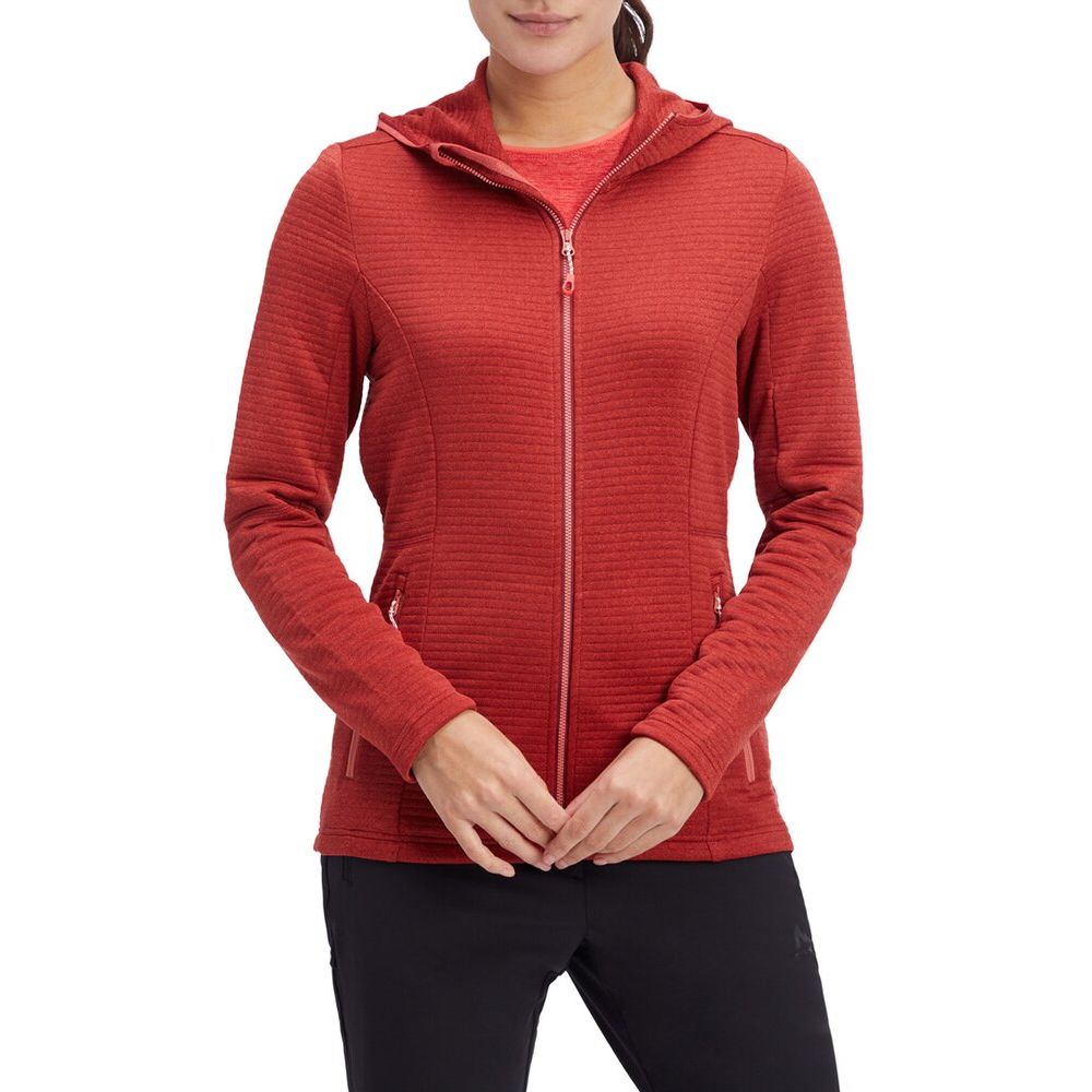 McKinley Damen Unterjacke Aami melange red dark Produktbild 4