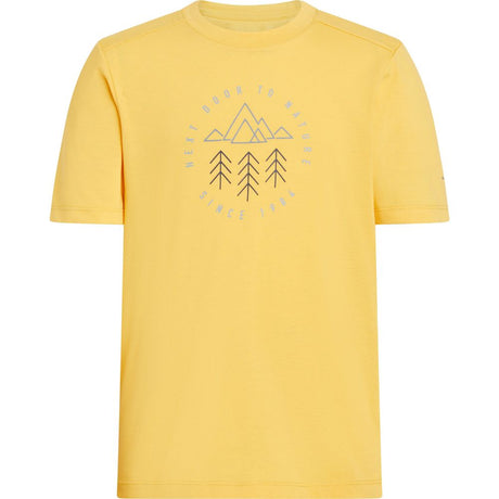McKinley Ellis II B Kinder T-Shirt yellow dark Produktbild 0