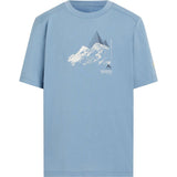 McKinley Ellis II Kinder T-Shirt blue smoke Produktbild 0