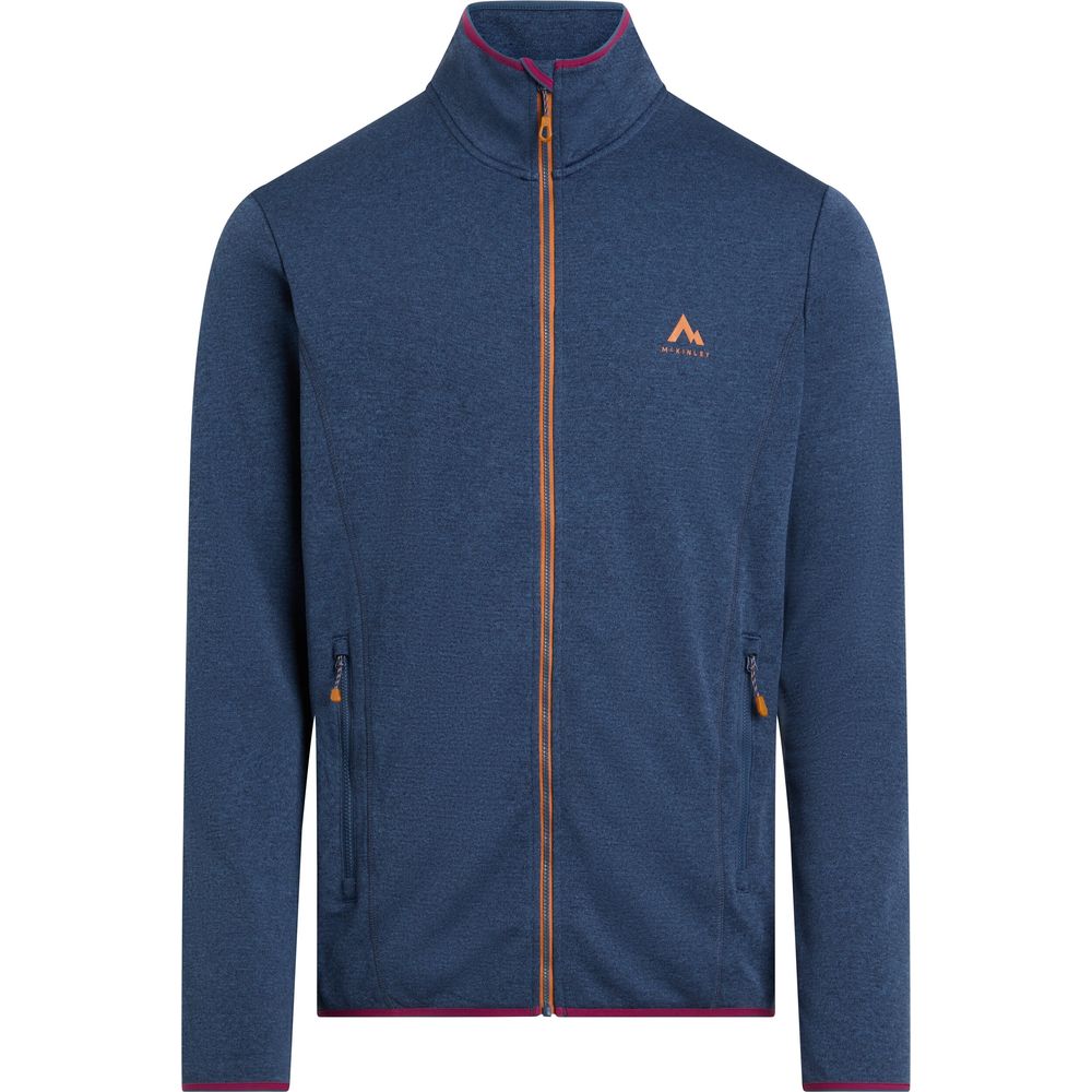 McKinley Herren Fleecejacke Roto IV melange navy brown Produktbild 0