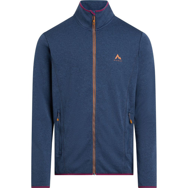 McKinley Herren Fleecejacke Roto IV melange navy brown Produktbild 0