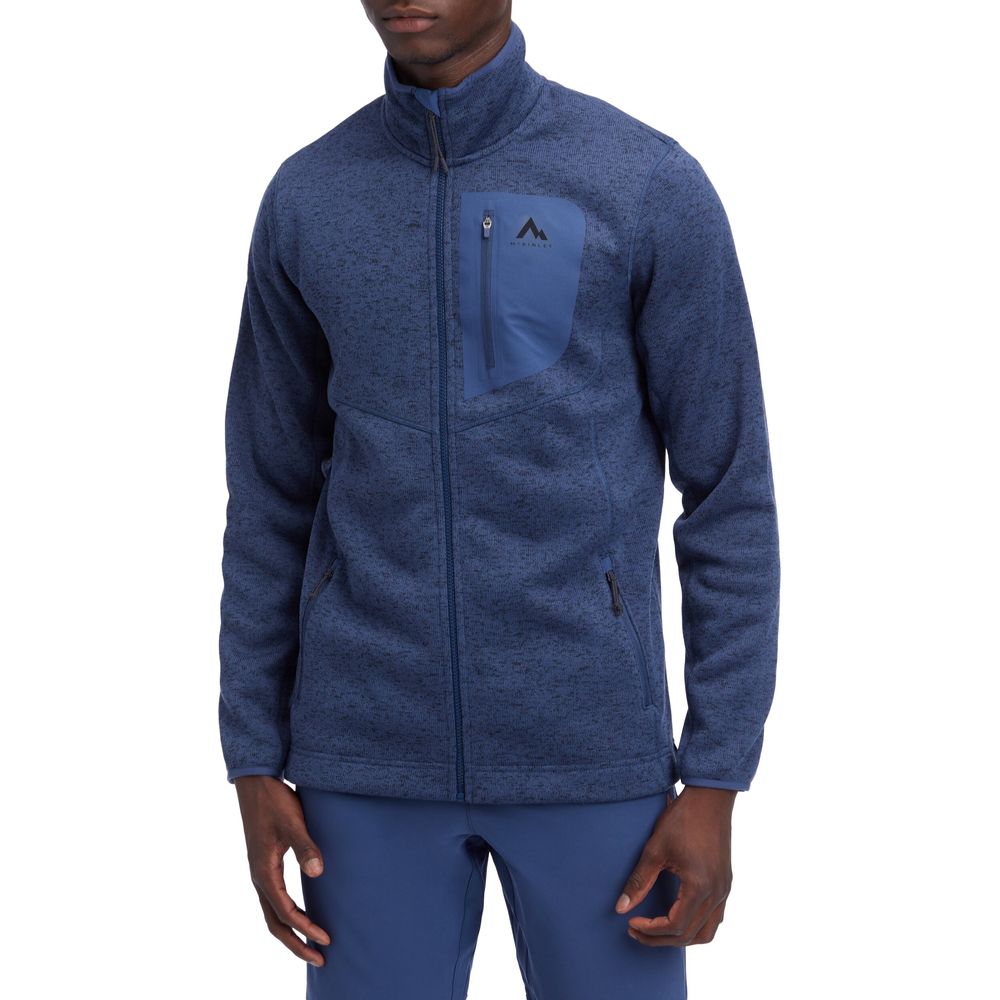 McKinley Herren Fleecejacke Skeena III 917 melange navy Produktbild 2