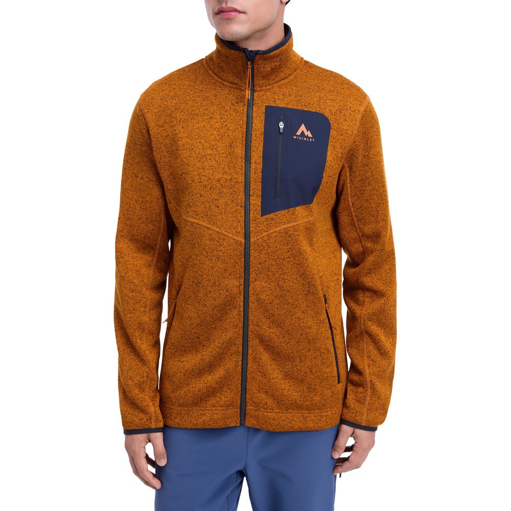 McKinley Herren Fleecejacke Skeena III melange brown Produktbild 1