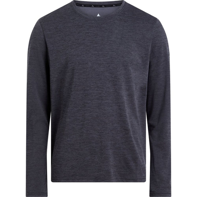 McKinley Hunu LS M Herren Langarmshirt melange/black night Produktbild 0