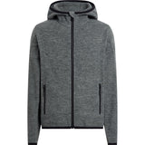 McKinley Ju-Fleece-Jacke Choco Fz Hd Fl B Kinder Fleecejacke melange-anthracite-a Produktbild 0
