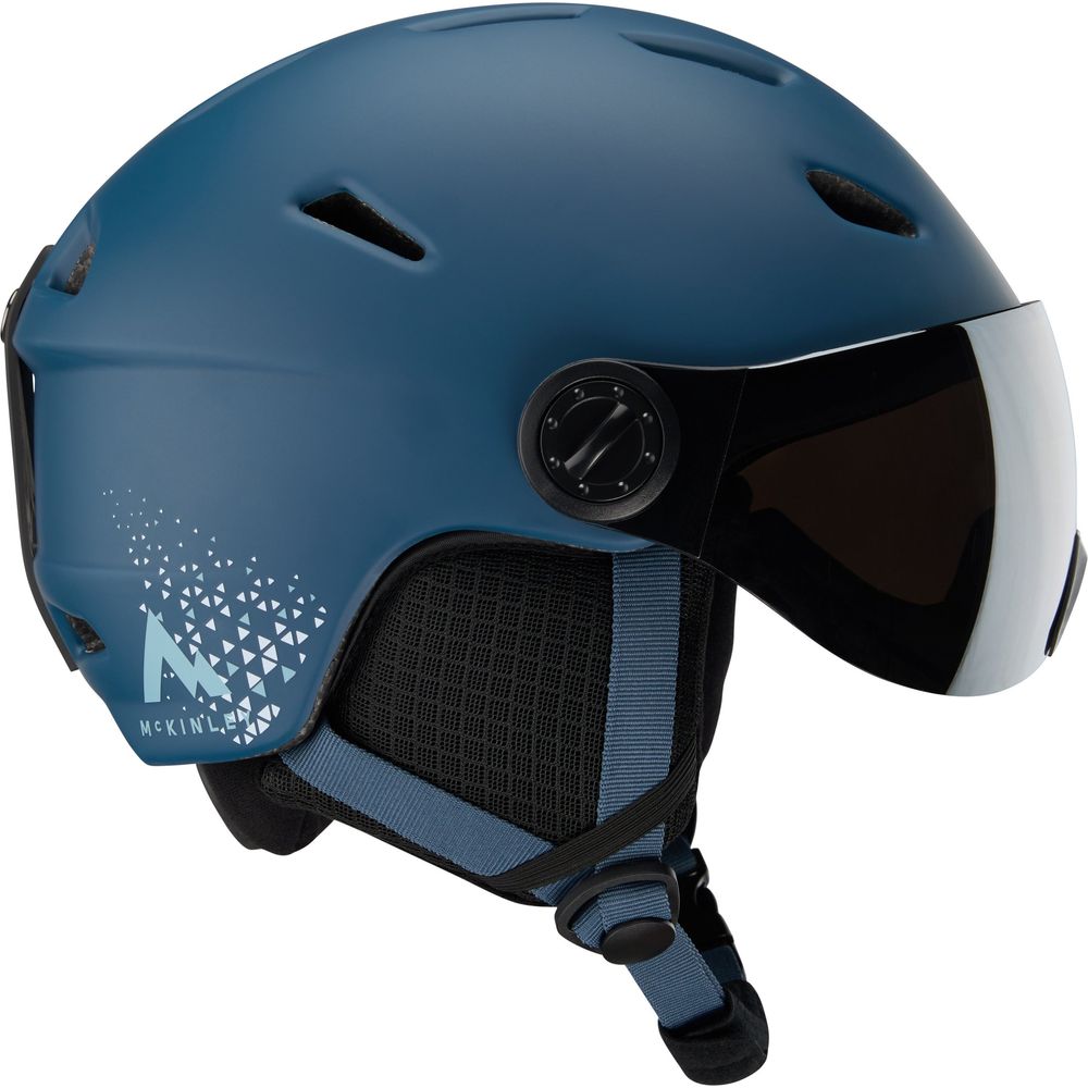 McKinley Ju-Ski-Helm Pulse Jr S2 Visor HS-016 Kinder Skihelm blue-blue Produktbild 2