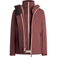 McKinley Justin 3:1 III Kinder Funktionsjacke red-wine Produktbild 0