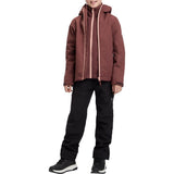 McKinley Justin 3:1 III Kinder Funktionsjacke red-wine Produktbild 1
