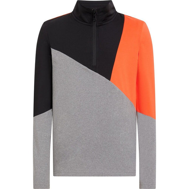 McKinley Kinder Funktionsshirt Ikay II orange dark black ni Produktbild 0