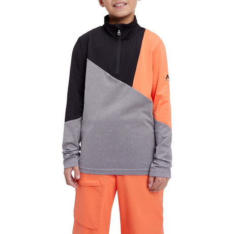 McKinley Kinder Funktionsshirt Ikay II orange dark black ni Produktbild 1