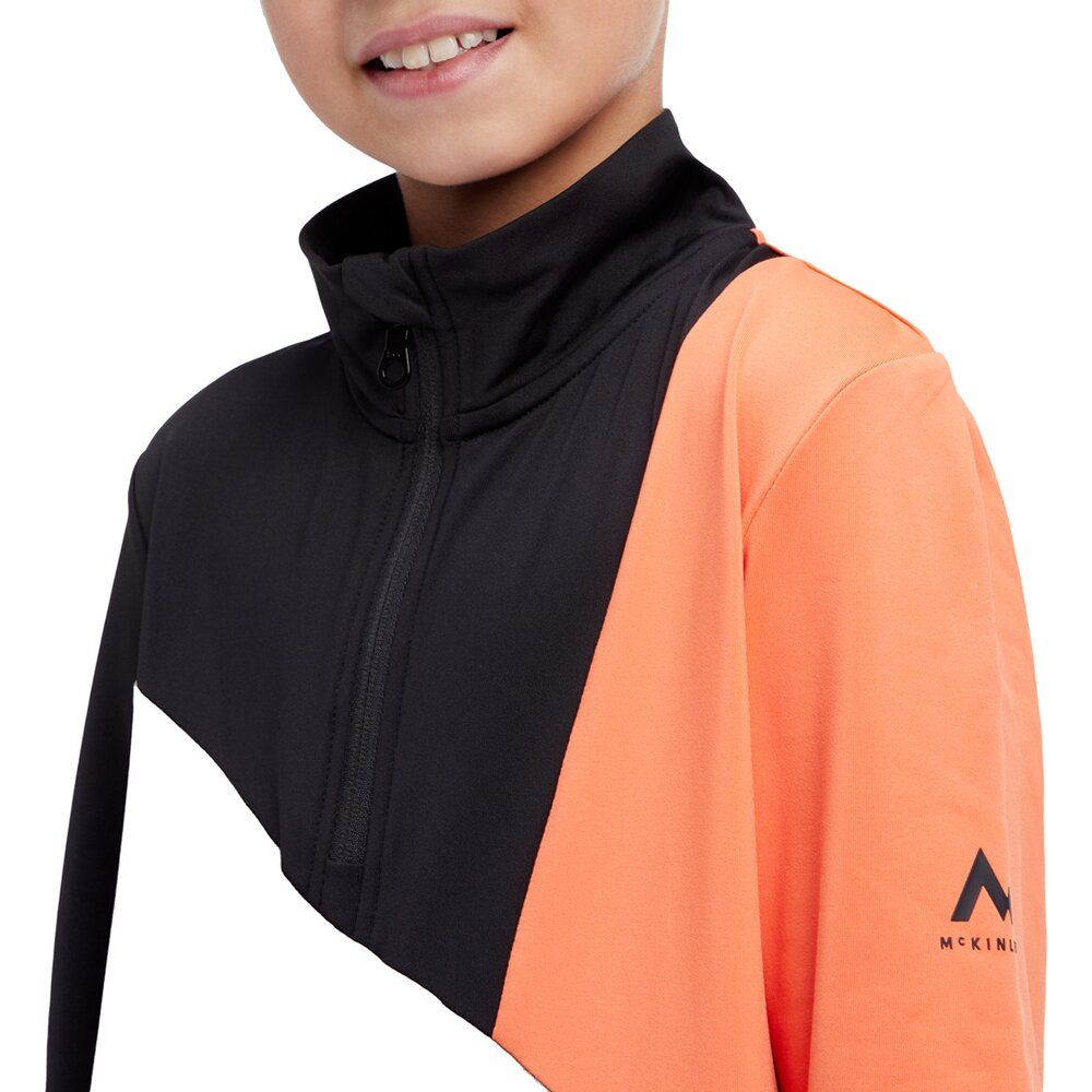 McKinley Kinder Funktionsshirt Ikay II orange dark black ni Produktbild 2