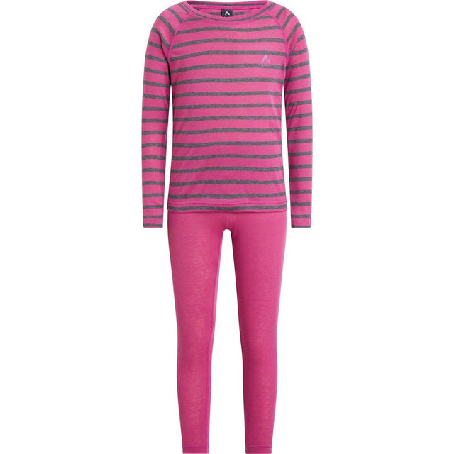 McKinley Kinder Funktionsunterwäscheset Yahto Iii/yaal III pink dark anthracite Produktbild 0