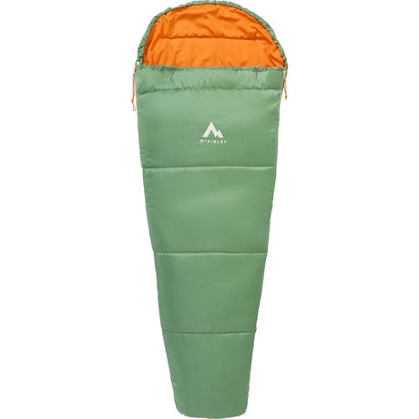 McKinley Kinder Mumien-Schlafsack Jr Softactive 10 green-orange-beige Produktbild 0