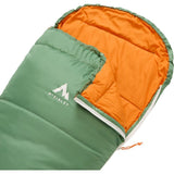 McKinley Kinder Mumien-Schlafsack Jr Softactive 10 green-orange-beige Produktbild 1