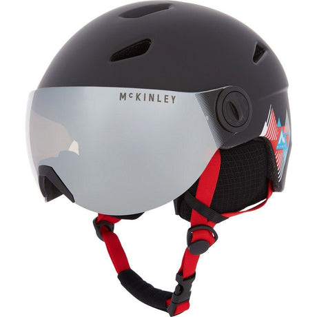 McKinley Kinder Skihelm Pulse S2 Visor HS black/red Produktbild 0
