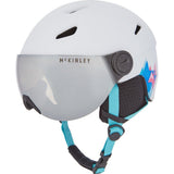 McKinley Kinder Skihelm Pulse S2 Visor HS white-turquoise Produktbild 0