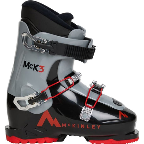 McKinley Kinder Skistiefel Mck3 black-grey-dark-red Produktbild 0