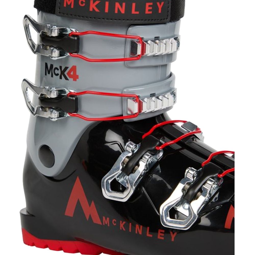 McKinley Kinder Skistiefel Mck4 black-grey-dark-red Produktbild 2