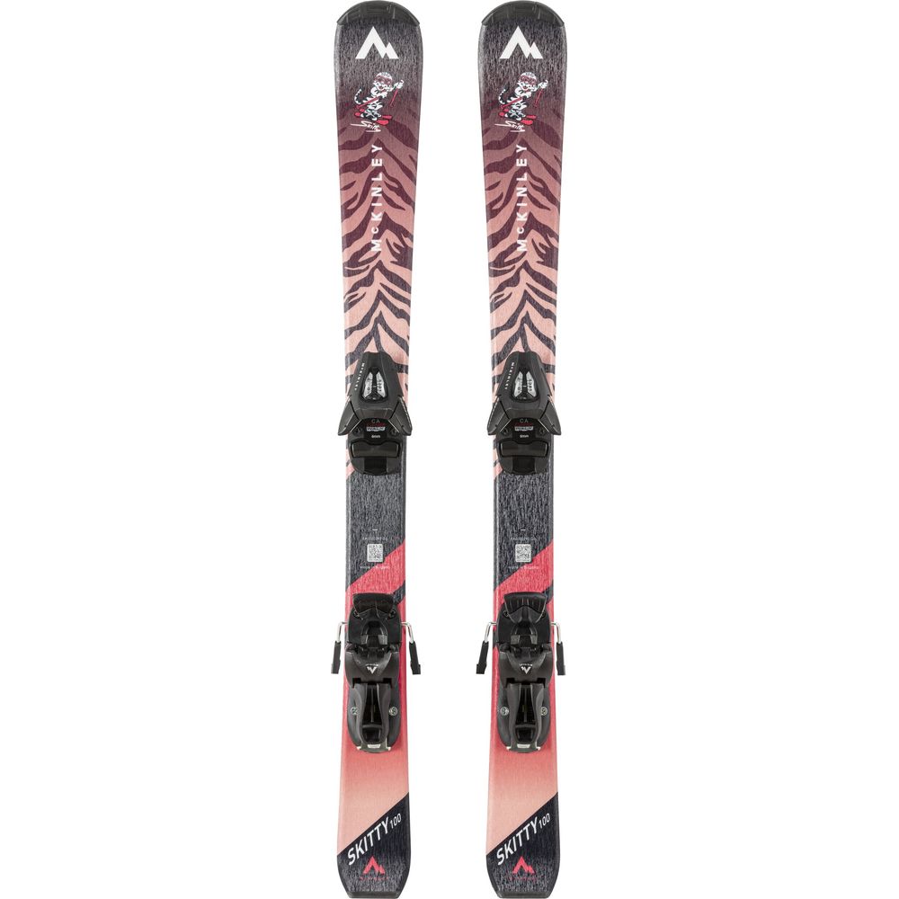 McKinley Kinderski Set Skitty I NC Schraubbindung pink red wine Produktbild 0