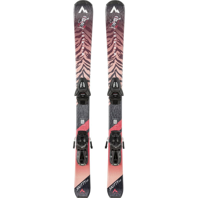 McKinley Kinderski Set Skitty I NC Schraubbindung pink red wine Produktbild 0