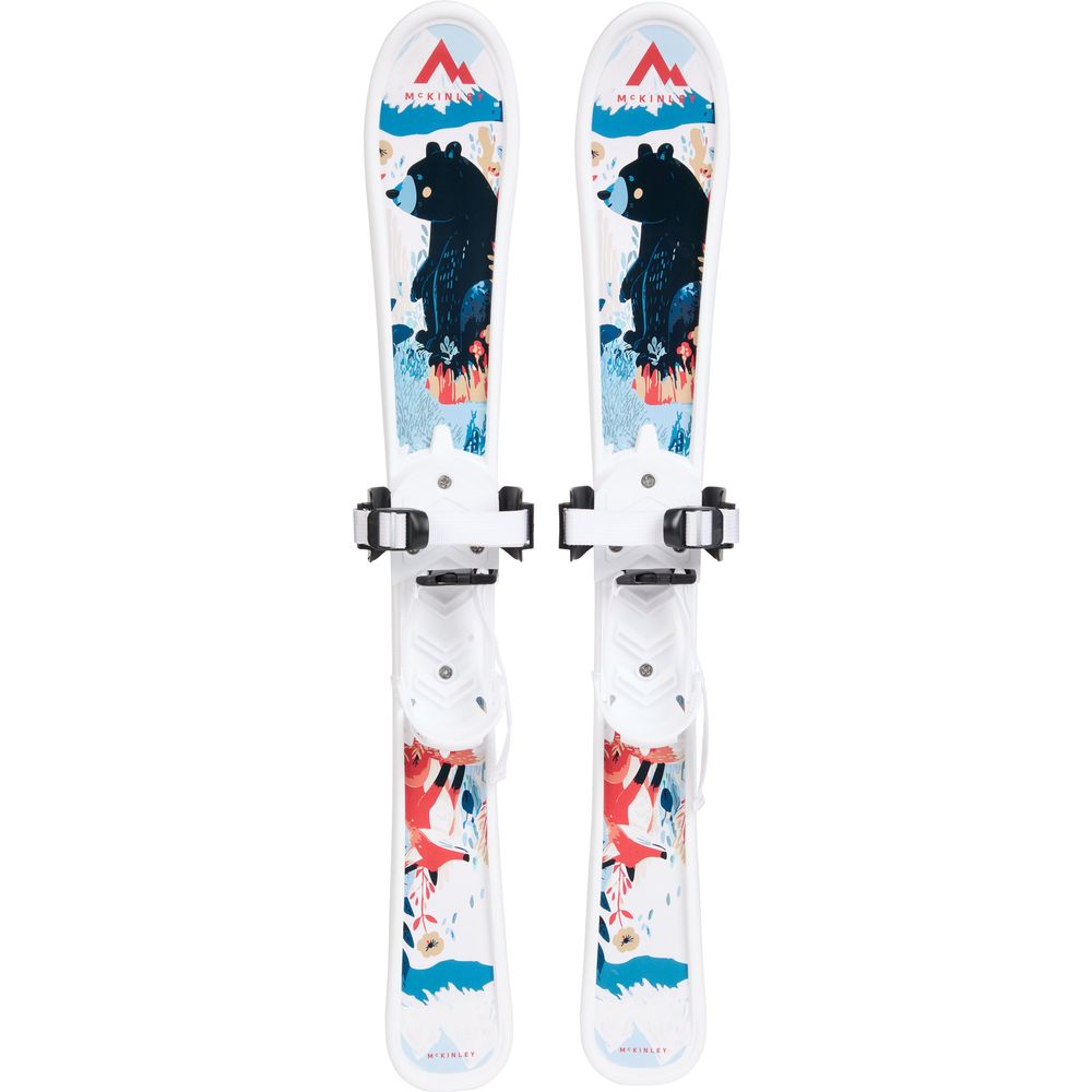 McKinley Kleinkinder Ski Little Team Alpin-Ski white-navy-dark-blue Produktbild 0