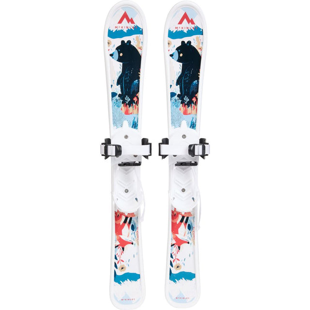 McKinley Kleinkinder Ski Little Team Alpin-Ski white-navy-dark-blue Produktbild 0