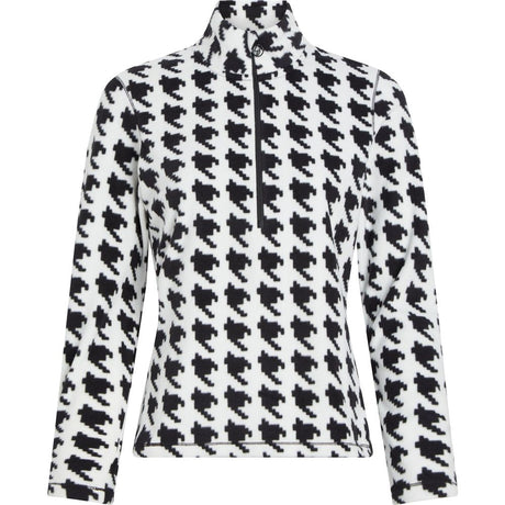 McKinley Langarmshirt Dora II W white-aop-black-nigh Produktbild 0