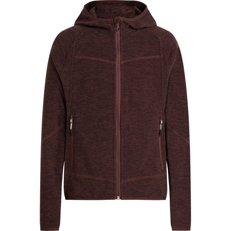 McKinley Mä-Fleece-Jacke Choco Fz Hd Fl G Kinder Fleecejacke melange-red-wine Produktbild 0