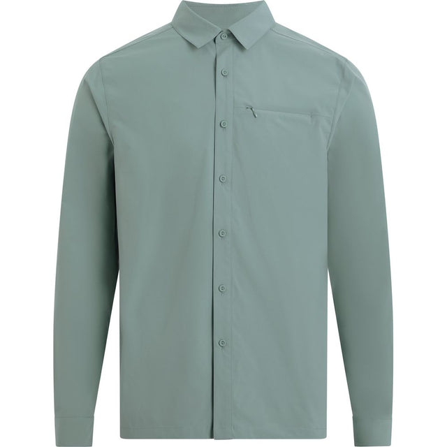 McKinley Palola LS M Outdoor-Hemd Herren blue-smoke Produktbild 0