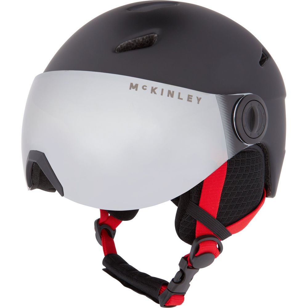 McKINLEY Pulse S2 Visor HS Kinder Skihelm black/red Produktbild 0