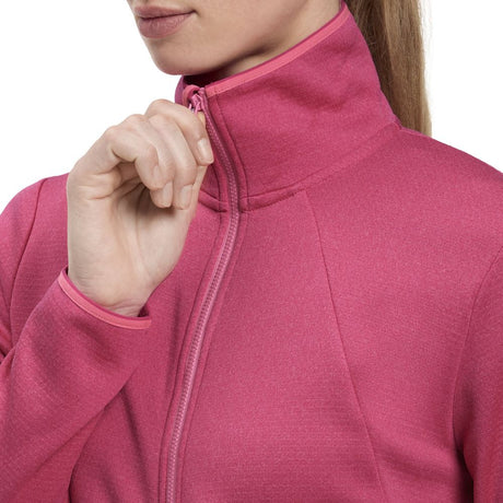 McKinley Roto III W Fleecejacke Damen melange-pink-dark Produktbild 1