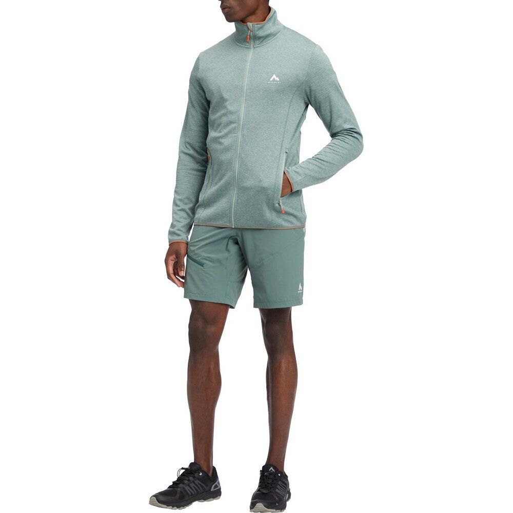 McKinley Roto IV Herren Fleecejacke melange green dark Produktbild 1
