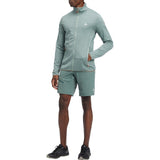 McKinley Roto IV Herren Fleecejacke melange green dark Produktbild 1