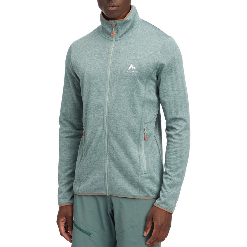 McKinley Roto IV Herren Fleecejacke melange green dark Produktbild 2