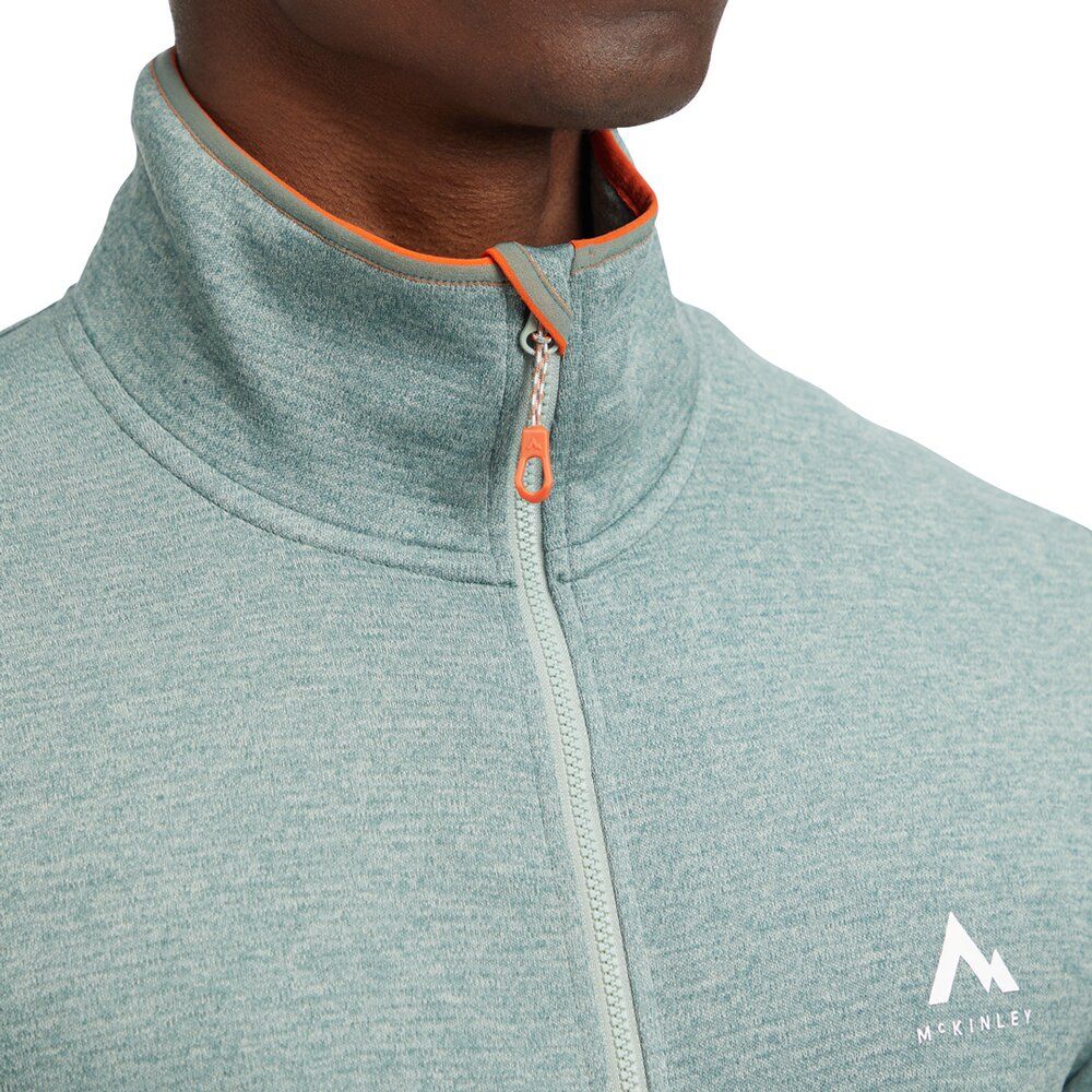 McKinley Roto IV Herren Fleecejacke melange green dark Produktbild 3