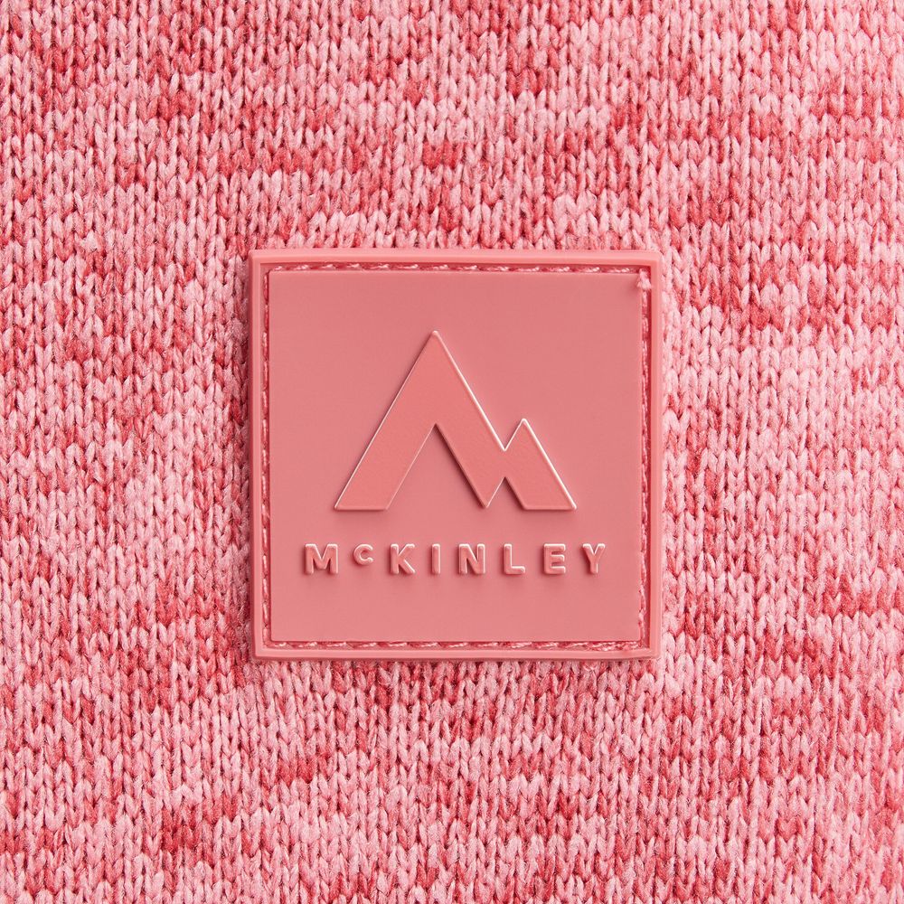 McKinley Rubin III Damen Fleecejacke melange red Produktbild 2